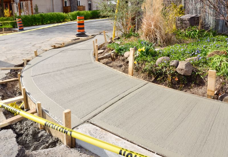 Concrete Sidewalk Installation