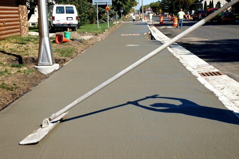 Concrete Sidewalk Installation