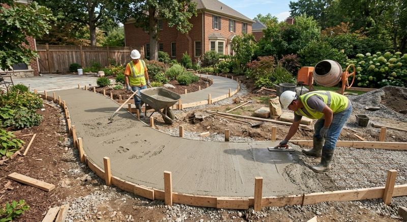 Concrete Sidewalk Installation Service